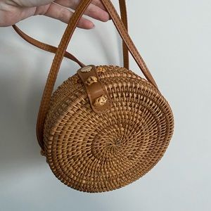 Urban Outfitters Rattan Straw Purse